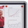Nobo Premium Plus magnetisch afsluitbaar outdoor-informatiebord 8xA4