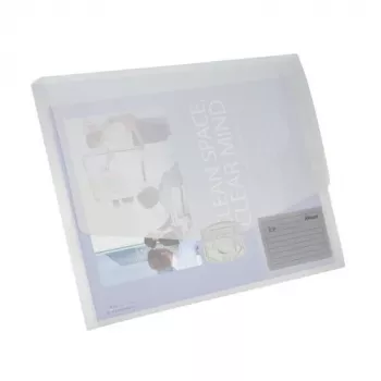 Rexel Ice A4+ documentenbox 25 mm rug transparant, transparant, 250 vel, polypropyleen (PP), A4