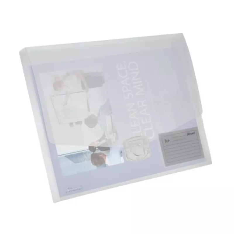 Rexel Ice A4+ documentenbox 25 mm rug transparant, transparant, 250 vel, polypropyleen (PP), A4
