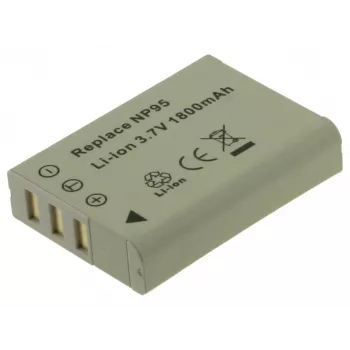 2-Power digitale camera-accu 3,7 V 1500 mAh, 1800 mAh, 3,7 V, lithium-ion (Li-Ion)