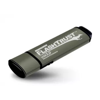 Kanguru FlashTrust™ USB 3.0 128 GB |Veilig flashgeheugen| Veilige firmware | Fysieke schrijfbeveiligingsschakelaar |Bescherming tegen BadUSB | Voldoet aan NIST-eisen