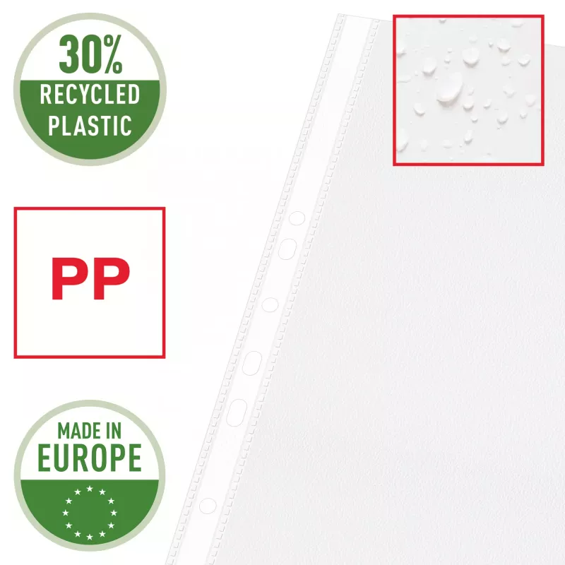 Esselte Quality Pocket A3 staand, 30% gerecycled kunststof uit pre-consumer materiaal