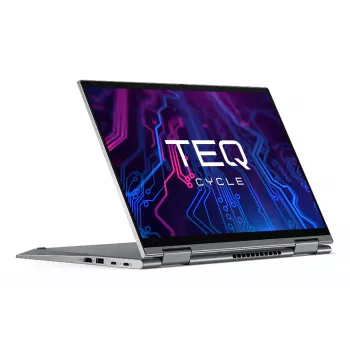 Teqcycle Lenovo ThinkPad X1 Yoga G6 Intel® Core™ i5 i5-1145G7 hybride (2-in-1) 35,6 cm (14 inch) touchscreen Full HD 16 GB LPDDR4x-SDRAM 256 GB SSD Wi-Fi 6 (802.11ax) Windows 11 Pro Duits grijs