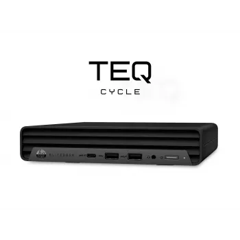 Teqcycle HP Elitedesk 800 G6 Intel® Core™ i5 i5-10400T 16 GB DDR4-SDRAM 256 GB SSD Windows 11 Pro MFF mini-pc zwart