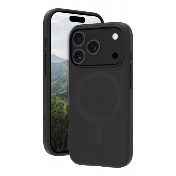Beschermhoes dbramante1928 Nuuk Pro MS voor Apple iPhone 17 Pro — MagSafe-compatibel, kunststof, zwart