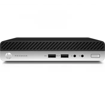 T1A HP ProDesk 400 G4 refurbished Intel® Core™ i5 i5-8400T 8 GB DDR4-SDRAM 256 GB SSD Windows 10 Pro mini-pc zwart, zilver