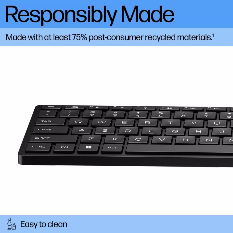 HP Wired Desktop 320K toetsenbord full-size USB membraan zwart