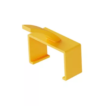 Lanview clips voor slank & Bendable serie 20 stuks geel kunststof 150 mm 20 st.