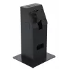 Kioskset Ergonomic Solutions SpacePole Mini Kiosk Countertop zwart metaal