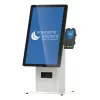 Kioskset Ergonomic Solutions SpacePole Mini Kiosk Countertop zwart metaal