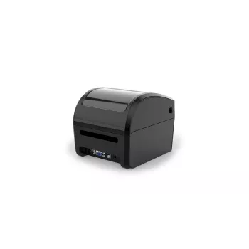 Labelprinter Capture CA-RP420 — thermisch direct 203 dpi desktop met USB, serieel, Ethernet (zwart)