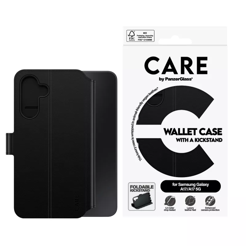 PanzerGlass CARE™ by ® walletcase met kickstand Samsung Galaxy M17 5G | A17 | A17 5G