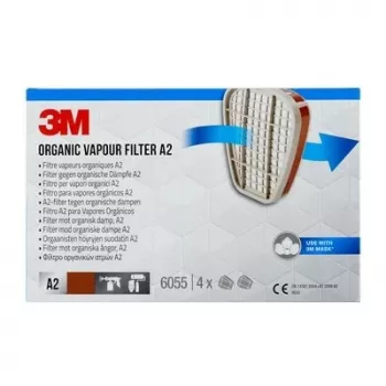 3M 6055 gas- & dampfilterpatroon 4 st.
