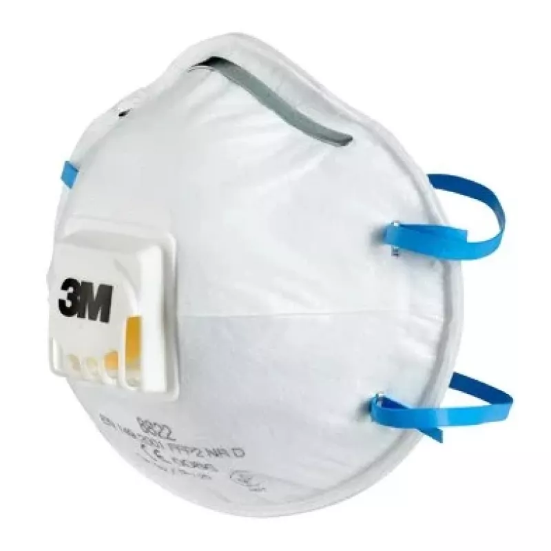 3M Cool Flow 8822 FFP2 NR D Wegwerp-ademhalingsmaskers, 5 stuks (8822PRO5)