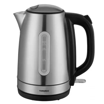 TORNADO TKE-01401ZA-GS | 1,7 l RVS waterkoker met LED-ring