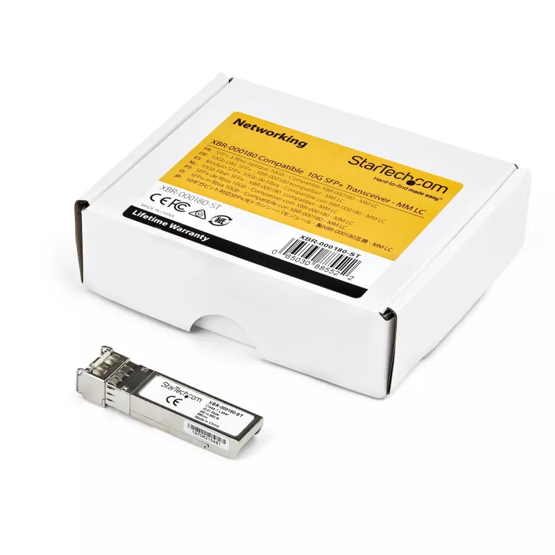 StarTech.com HPE 455886-B21 compatibele SFP+ module - 10GBASE-LR - 10GbE singlemode glasvezel-transceiver - 10GE Gigabit Ethernet SFP+ - LC 10km - 1310nm - DDM HPE BladeSystem, 562SFP+, 560SFP+