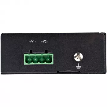 StarTech.com industriële Gigabit PoE-injector - High Speed/High Power 90W - 802.3bt PoE++ 52V-56VDC DIN-rail UPoE/Ultra Power Over Ethernet injector adapter -40C tot +75C robuust