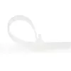 StarTech.com 25 cm herbruikbare kabelbinders – 7 mm breed, 65 mm bundeldiameter, 22 kg treksterkte, losmaakbare nylonbinders, binnen/buiten, 94V-2/UL gecertificeerd, 100-pack – wit