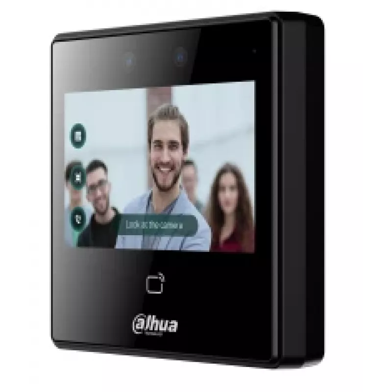 Dahua Technology DHI-ASI3213A-W toegangscontrolelezer gezichtsherkenningsterminal zwart
