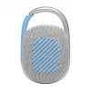 JBL Clip 4 Eco stereo draagbare luidspreker blauw, wit 5 W