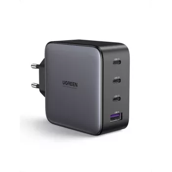 Oplader Ugreen Nexode 100W GaN USB-C USB-A snelladen 3 poorten