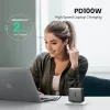 Oplader Ugreen Nexode 100W GaN USB-C USB-A snelladen 3 poorten