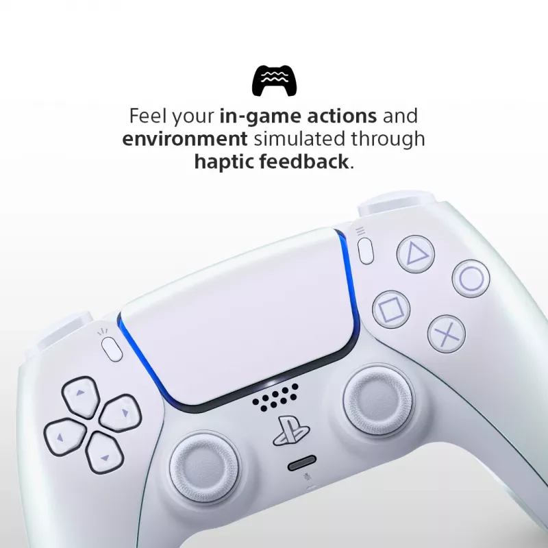 Sony DualSense v3 Pearl Bluetooth/USB gamepad analoog/digitaal PlayStation 5