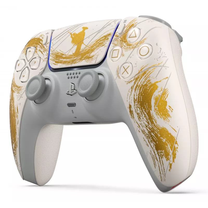 Sony DualSense draadloze controller - Ghost of Yōtei Gold Limited Edition goud, wit Bluetooth/USB gamepad analoog/digitaal Android, MAC, PC, PlayStation 5, iOS