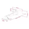 Projectorhouder Multibrackets M Projector Mount Short Throw Deluxe 300-700 medium wandhouder 25 kg wit
