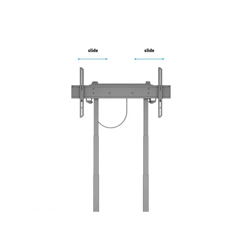 Multibrackets M gemotoriseerde vloerstandaard 60kg zwart max. gewicht 60kg min. beeldscherm 94cm max. beeldscherm 2,29m