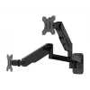 Multibrackets M monitorhouder wand basic dual 16 kg 17-32 inch zwart