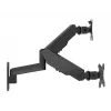Multibrackets M monitorhouder wand basic dual 16 kg 17-32 inch zwart