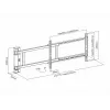 Multibrackets M gemotoriseerde zwenkbeugel X-Large 50 kg 170° zwart