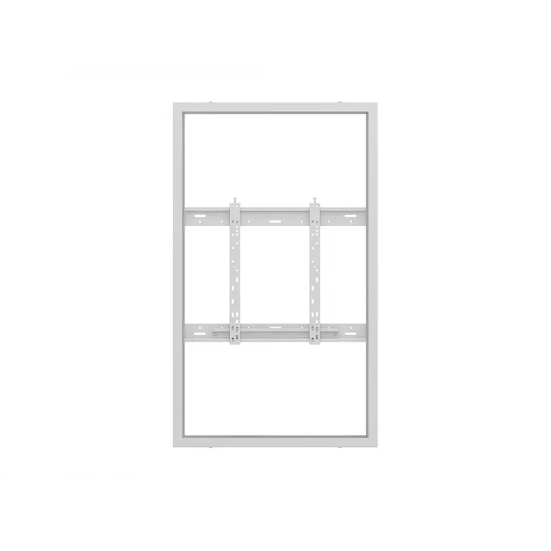 Behuizing-wandhouder MULTIBRACKETS M Pro Series voor 55-inch displays, slank medium, wit, staal, 1360×87×860 mm, liggend/staand