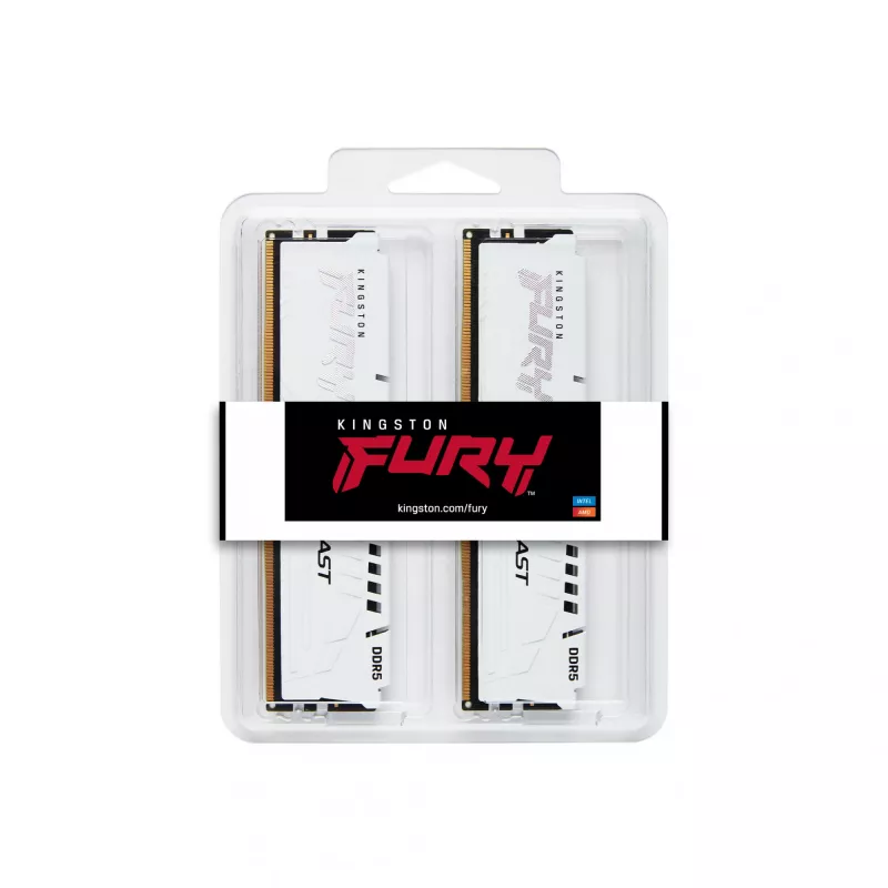 Kingston Technology FURY Beast 64GB 5600MT/s DDR5 CL40 DIMM (kit van 2) wit XMP
