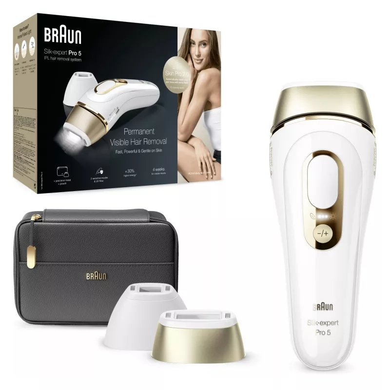 Braun Silk-expert Pro Silk·expert Pro 5 PL5140 intense pulsed light (IPL) goud, wit