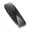 D-Link AX1800 Wi-Fi USB-adapter, draadloos, USB, WLAN, Wi-Fi 6 (802.11ax), 1800 Mbit/s, zwart