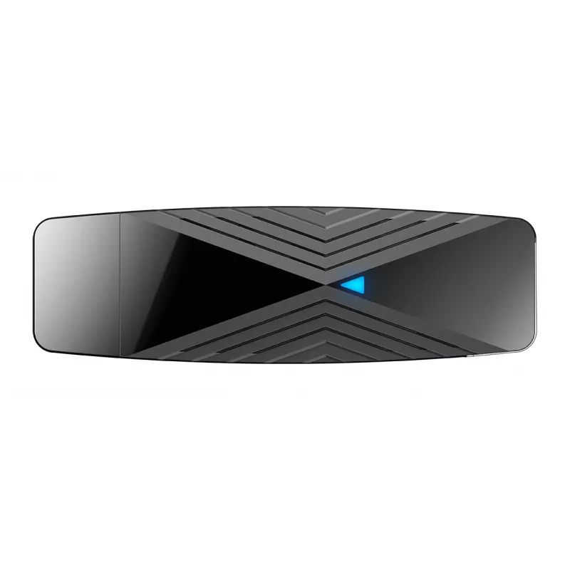 D-Link AX1800 Wi-Fi USB-adapter, draadloos, USB, WLAN, Wi-Fi 6 (802.11ax), 1800 Mbit/s, zwart