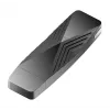 D-Link AX1800 Wi-Fi USB-adapter, draadloos, USB, WLAN, Wi-Fi 6 (802.11ax), 1800 Mbit/s, zwart