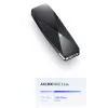 D-Link AX1800 Wi-Fi USB-adapter, draadloos, USB, WLAN, Wi-Fi 6 (802.11ax), 1800 Mbit/s, zwart