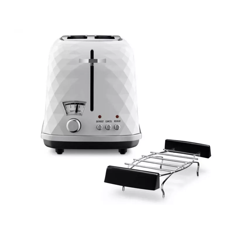 De’Longhi CTJ 2103.W toaster 2 sneetjes 900 W zwart, wit