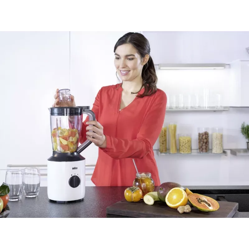 Braun PowerBlend 3 1,5 L blender 800 W zwart, wit