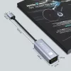Techly IDATA USB-ETGIGA-AA laptop-dockingstation/poortreplicator bedraad USB 3.2 Gen 1 (3.1 Gen 1) Type-A zwart, zilver