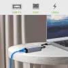 Techly IDATA USB-ETGIGA-AA laptop-dockingstation/poortreplicator bedraad USB 3.2 Gen 1 (3.1 Gen 1) Type-A zwart, zilver