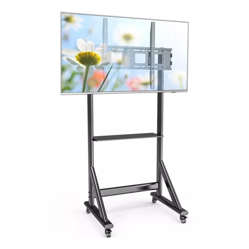 Techly ICA-TR7412 tv-standaard/statief 2,54 m (100 inch) zwart