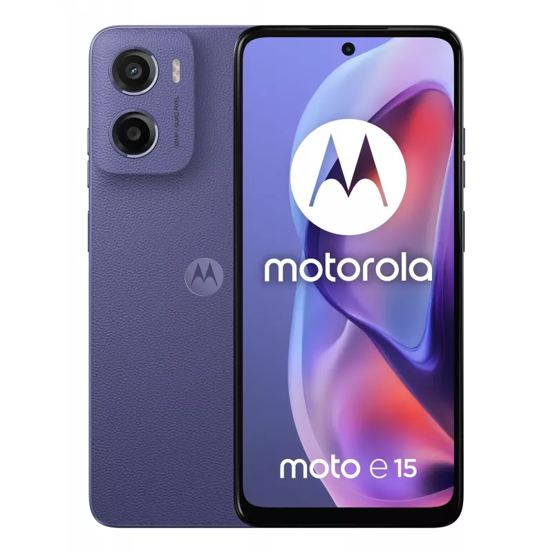 Motorola moto e15 16,9 cm (6,67 inch) Dual SIM Android 14 Go Edition 4G USB Type-C 2 GB 64 GB 5200 mAh lavender