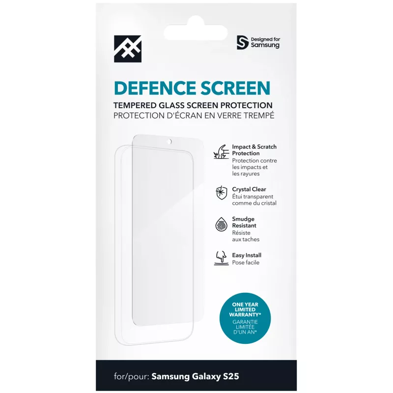IFROGZ Defence Glass transparante displayschermfolie Samsung 1 stuks