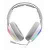 Glorious Gaming Glorious GHS Eternal RGB - stereo RGB gaming headset voor pc, PS5, PS4, Switch - individueel afgestemde hoekige drivers, verstelbare, kristalheldere afneembare microfoon, USB-C - duurzaam, comfort voor de hele dag en nacht - wit