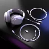 Glorious Gaming Glorious GHS Eternal RGB - stereo RGB gaming headset voor pc, PS5, PS4, Switch - individueel afgestemde hoekige drivers, verstelbare, kristalheldere afneembare microfoon, USB-C - duurzaam, comfort voor de hele dag en nacht - wit