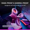 Glorious Gaming Glorious GHS Eternal RGB - stereo RGB gaming headset voor pc, PS5, PS4, Switch - individueel afgestemde hoekige drivers, verstelbare, kristalheldere afneembare microfoon, USB-C - duurzaam, comfort voor de hele dag en nacht - wit